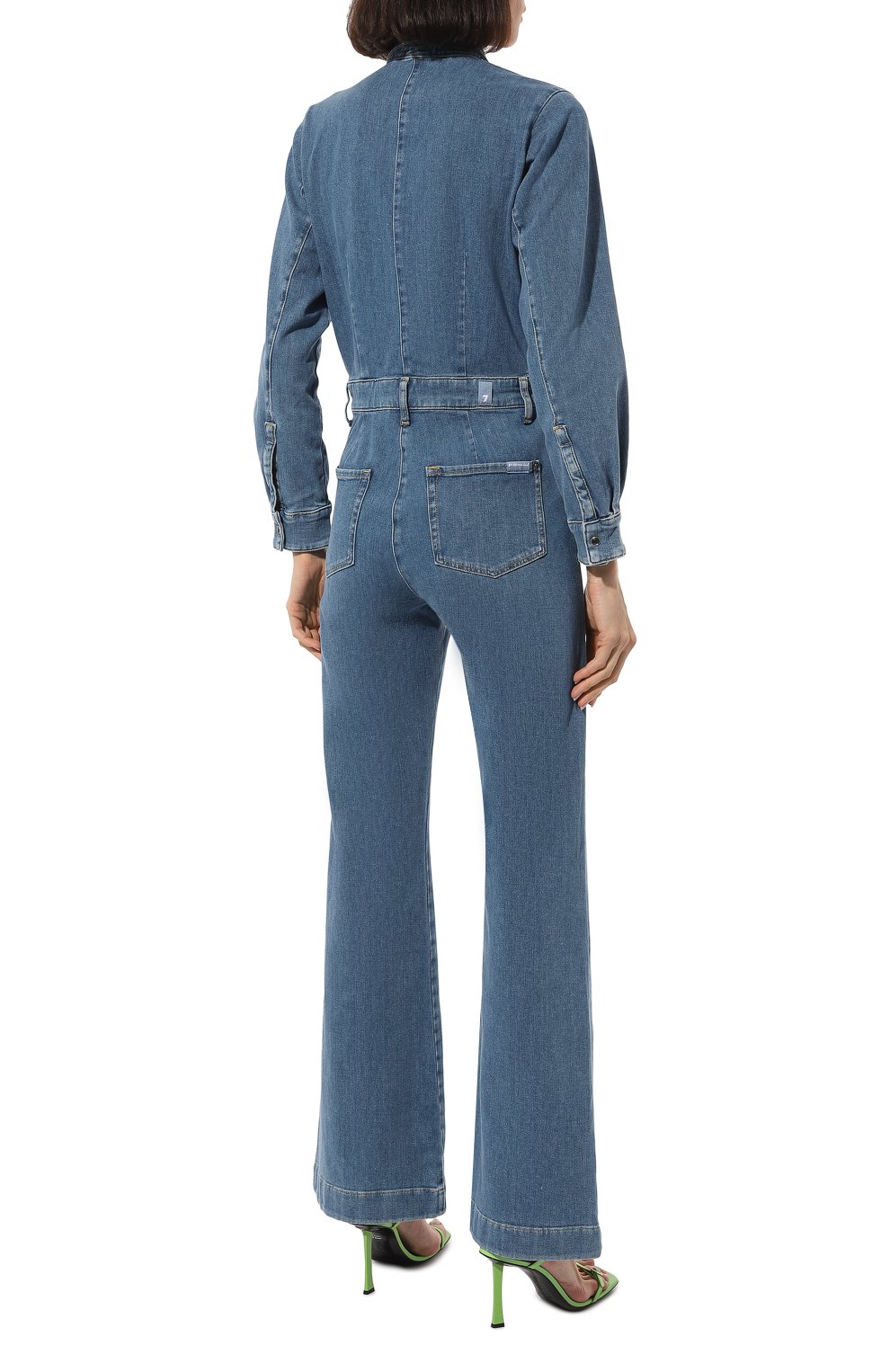 Джинсовый комбинезон 7 FOR ALL MANKIND, арт. JSXLR510WI, фото 4