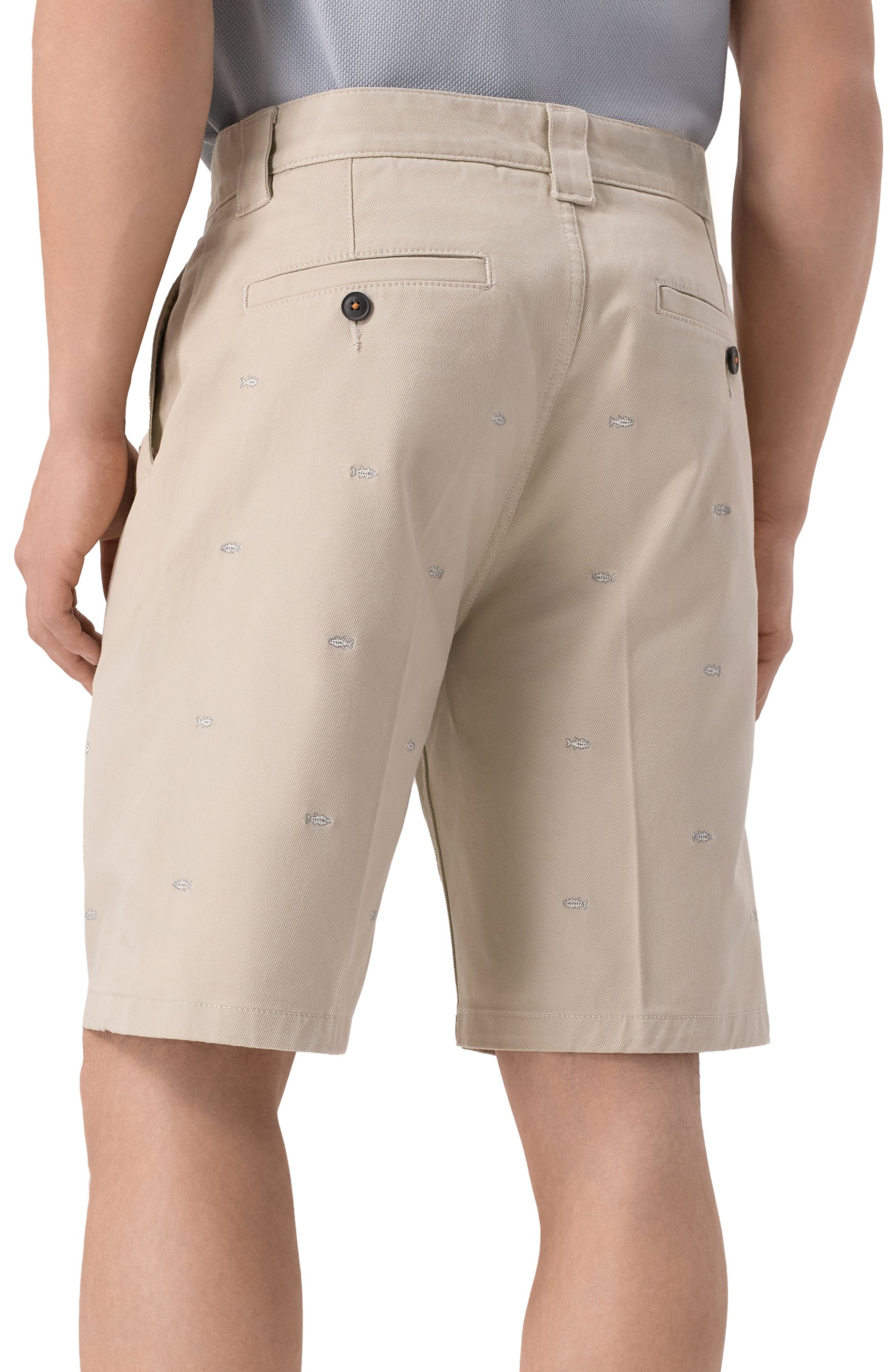 Хлопковые шорты BOSS ORANGE, арт. 50539161, фото 4