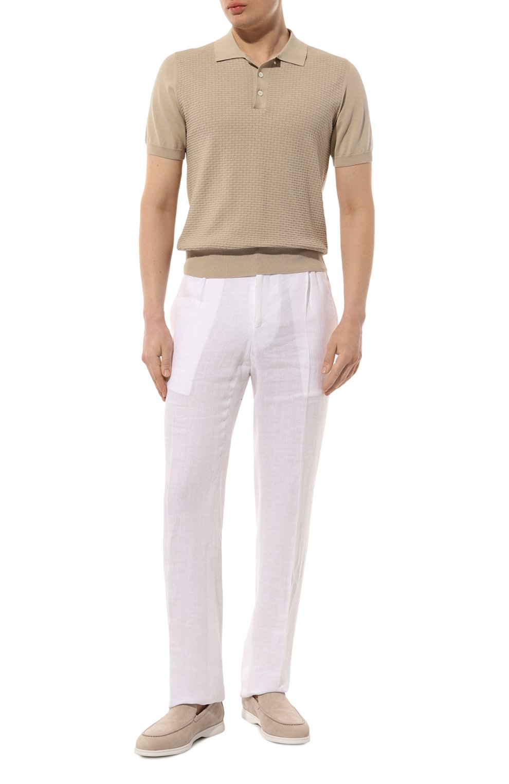 Льняные брюки KITON, арт. UPN01H08838, фото 2