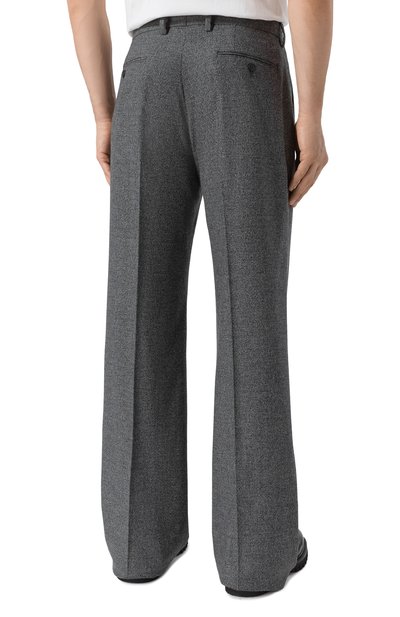 Брюки из шерсти и шелка DOLCE & GABBANA, арт. GYZMHT/FMCA0, фото 4