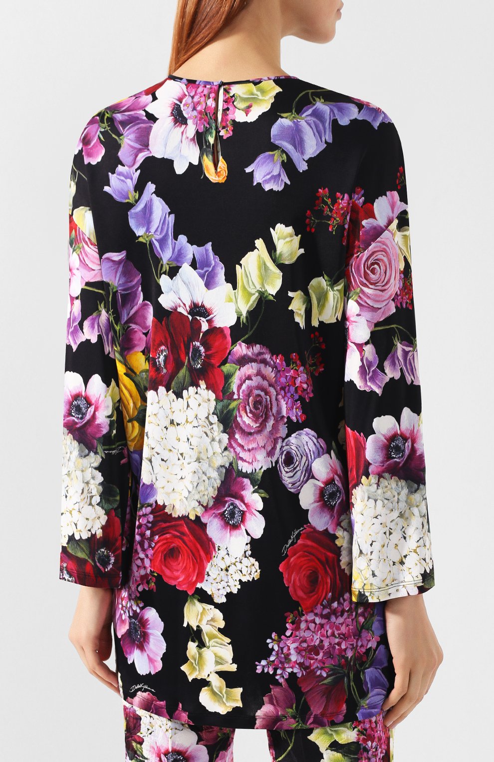 Топ с принтом DOLCE & GABBANA разноцветного цвета по цене 79950 руб., арт. F71X4T/FSG09, фото 4 Топ с принтом DOLCE & GABBANA, арт. F71X4T/FSG09, фото 4
