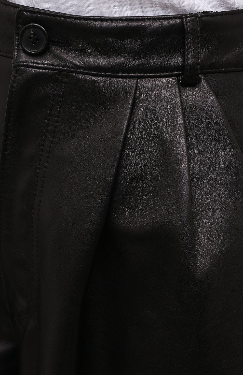 Кожаные шорты MIU MIU, арт. MPP329-038-F0002, фото 5