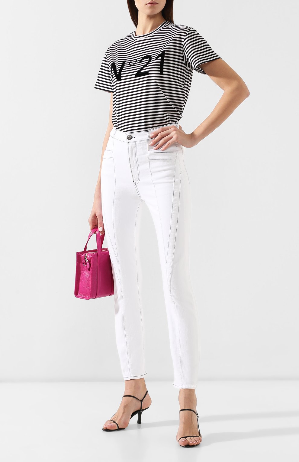 Хлопковая футболка N21, арт. 19E N2S0/F012/4196, фото 2