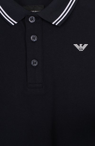 Хлопковое поло с длинными рукавами EMPORIO ARMANI, арт. 8N4F36/1JPTZ, фо то 3