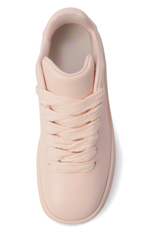 Кожаные кеды Box Burberry 8083394 Розовый  8083394 Фото 6
