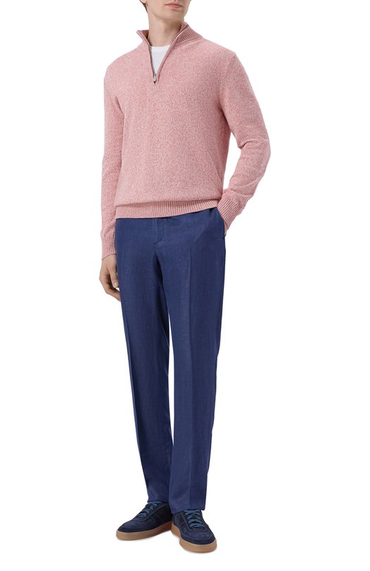 Хлопковый джемпер Andrea Campagna M5426-8076 Розовый  M5426-8076 Фото 2