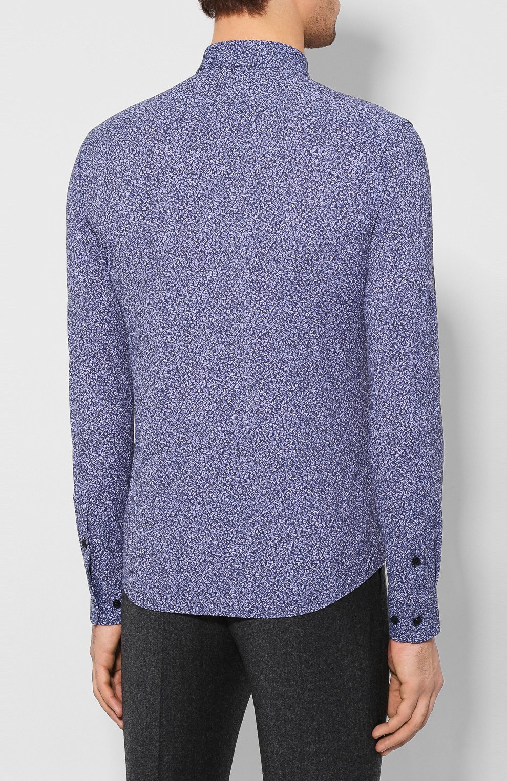 Рубашка BOSS темно-синего цвета по цене 18700 руб., арт. 50422695, фото 4 Рубашка BOSS, арт. 50422695, фото 4