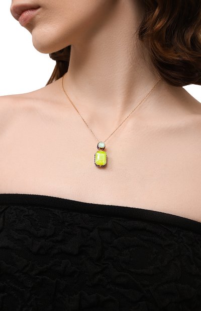 Кулон на цепочке orbita SWAROVSKI золотого цвета по цене 20600 руб., арт. 5619787, фото 2 Кулон на цепочке orbita SWAROVSKI, арт. 5619787, фото 2