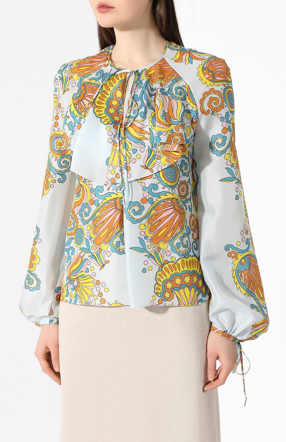 Шелковая блузка LANVIN, арт. RW-T0633I-4338-P20, фото 3