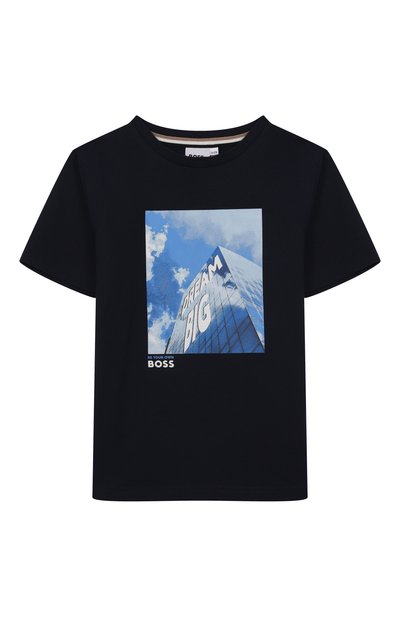 Хлопковая футболка BOSS, арт. J52032