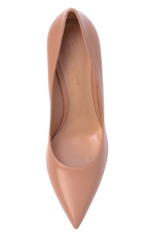 Кожаные туфли Piper 85 Gianvito Rossi G21375.85RIC.VGIPEAH Бежевый  G21375.85RIC.VGIPEAH Фото 6