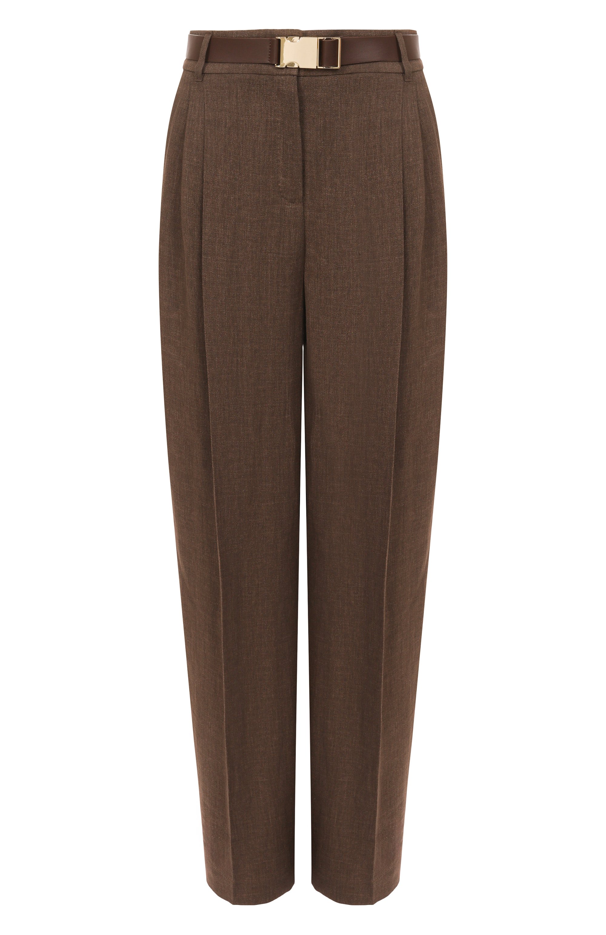 Льняные брюки MAX MARA STUDIO, арт. SIAMESE, фото 1