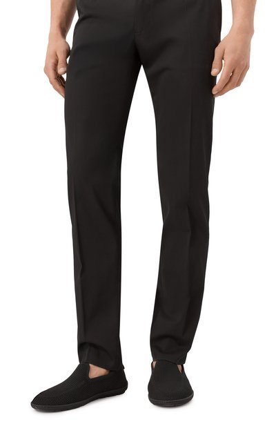 Текстильные лоферы GIORGIO ARMANI черного цвета по цене 78900 руб., арт. X2X205/XR089, фото 3 Текстильные лоферы GIORGIO ARMANI, арт. X2X205/XR089, фото 3