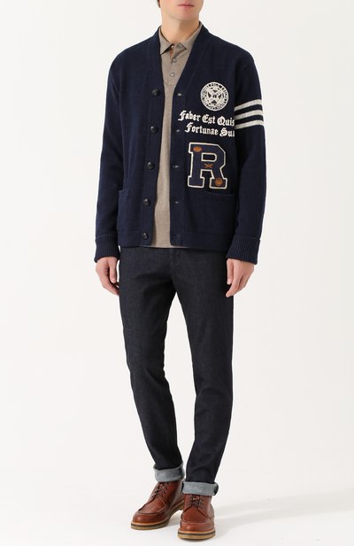 Хлопковое поло с длинными рукавами POLO RALPH LAUREN, арт. 710671785, фото 2