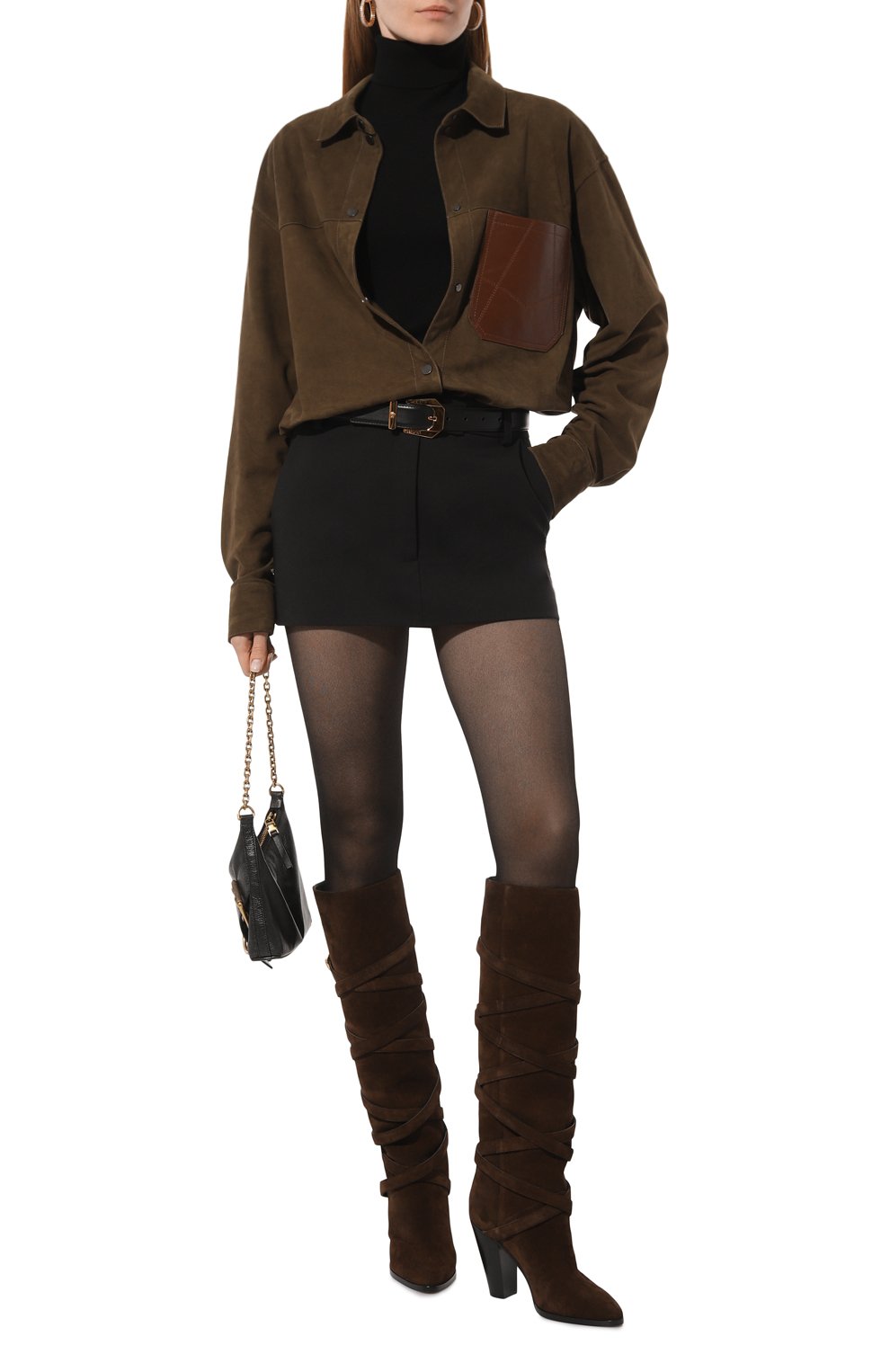 Замшевые сапоги CELINE, арт. 35412/3117C, фото 2