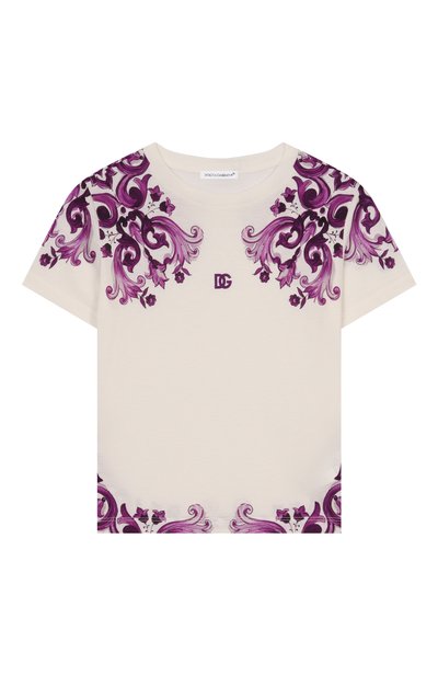 Хлопковая футболка DOLCE & GABBANA, арт. L5JTNK/II7H3/8-12+