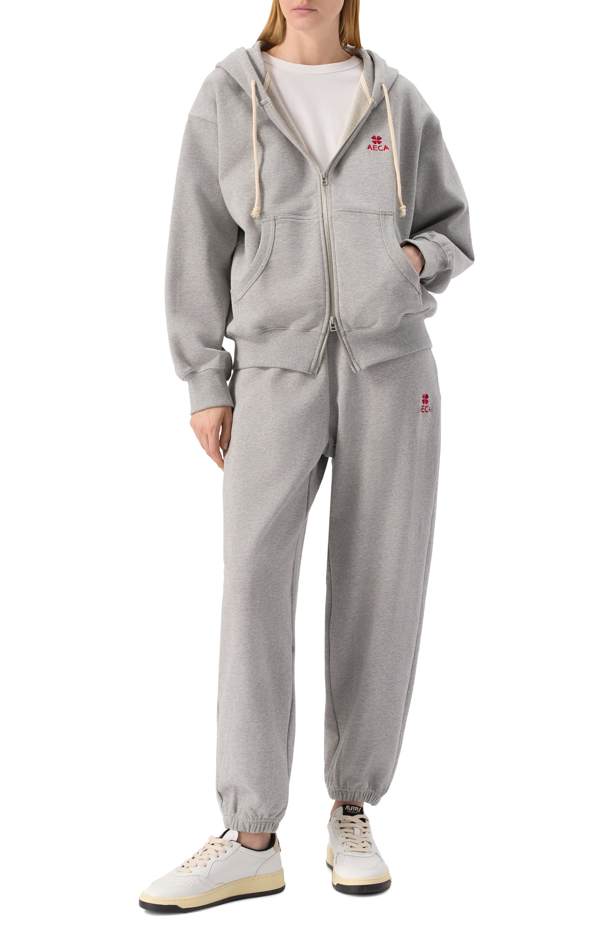Хлопковая толстовка AECA WHITE, арт. AWCMFWBDTSZSO001C0.GREY (S), фото 2