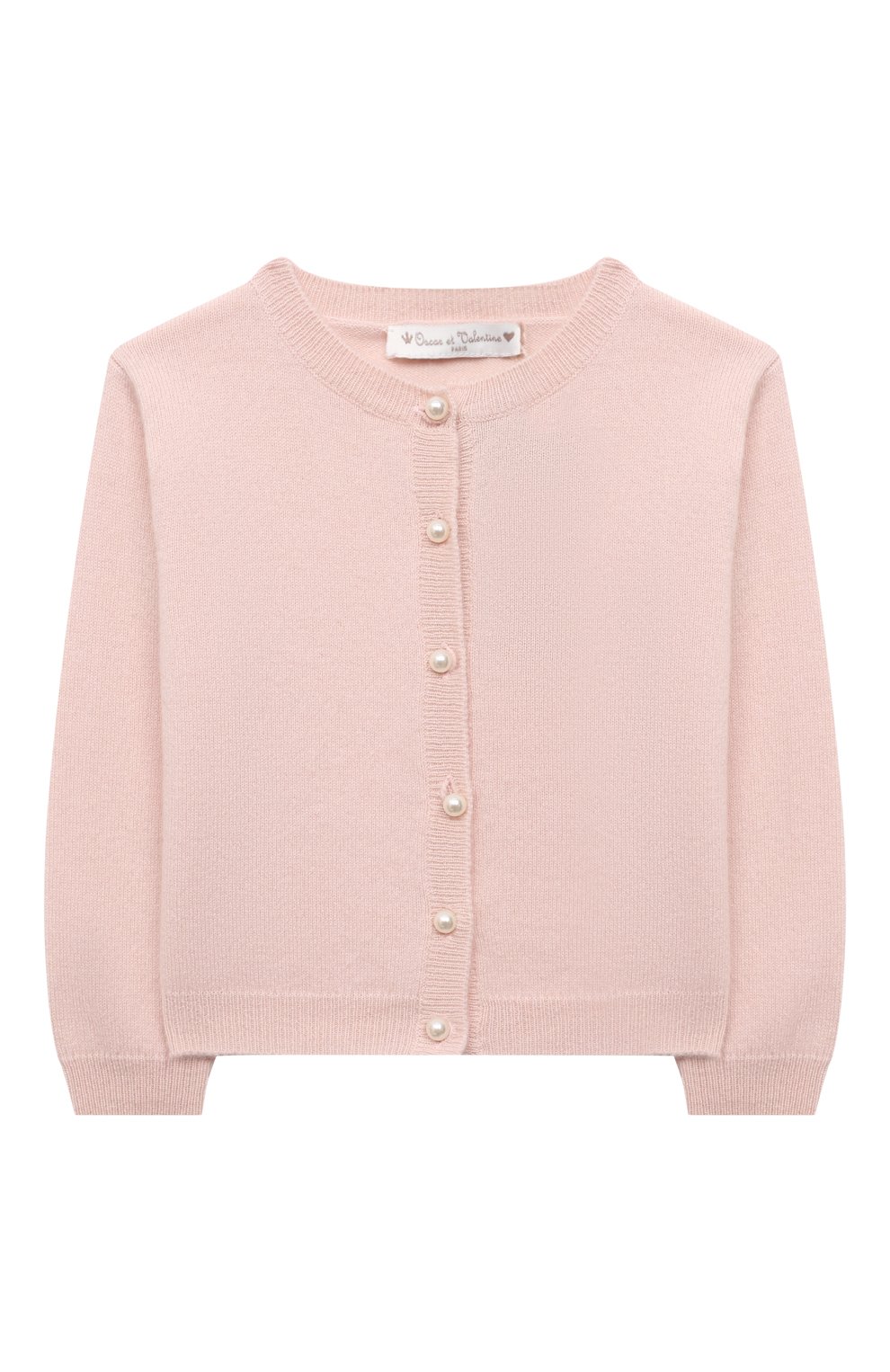 Кашемировый кардиган OSCAR ET VALENTINE, арт. CAR01PEARLM, фото 1
