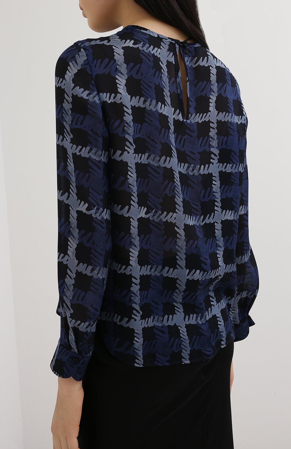 Шелковая блузка EMPORIO ARMANI, арт. 9NK12T/92509, фото 4