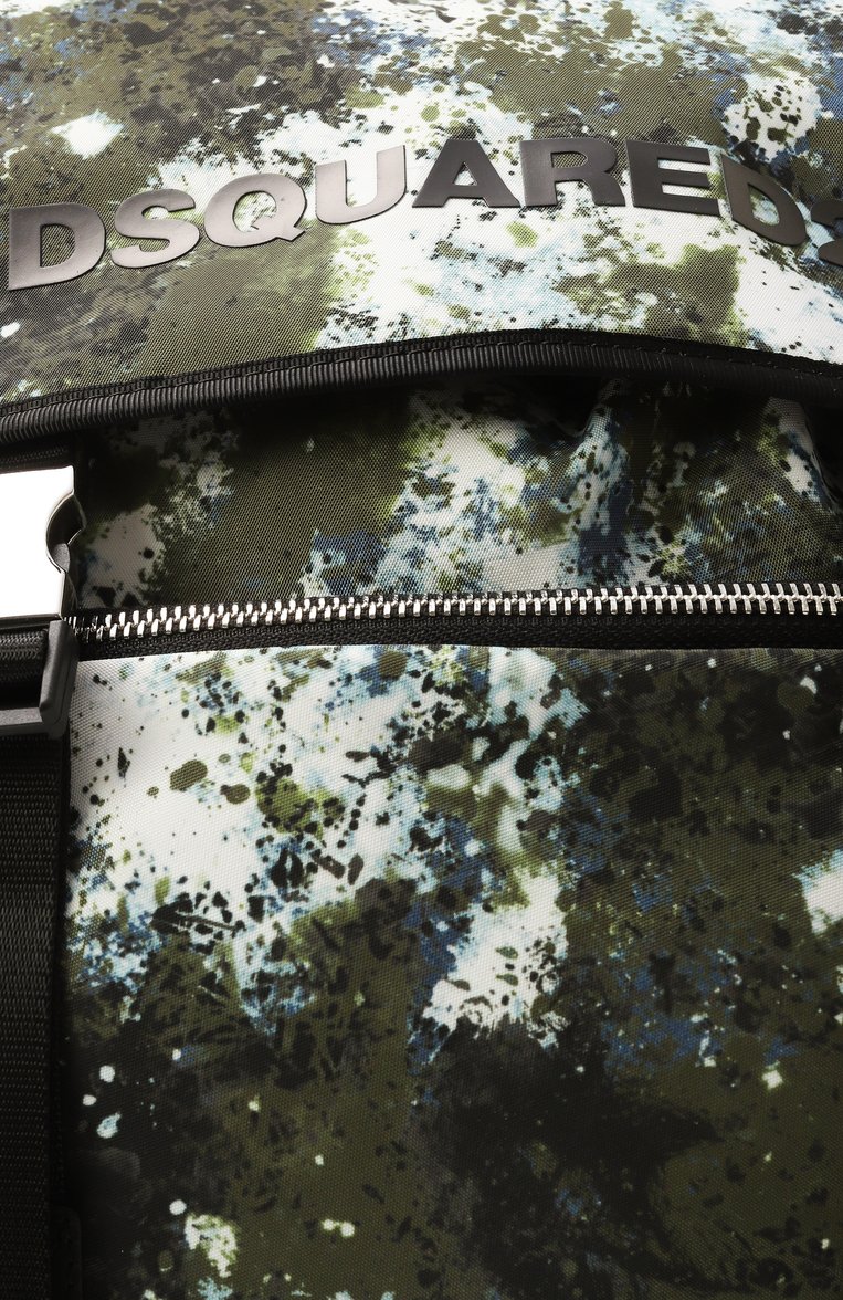 Мужской рюкзак urban DSQUARED2 зеленого цвета, арт. BPM0103/16808168 | Фото 3 (Размер: large; Материал: Экокожа; Стили: Кэжуэл; Сумки-технические: Рюкзаки - большие)