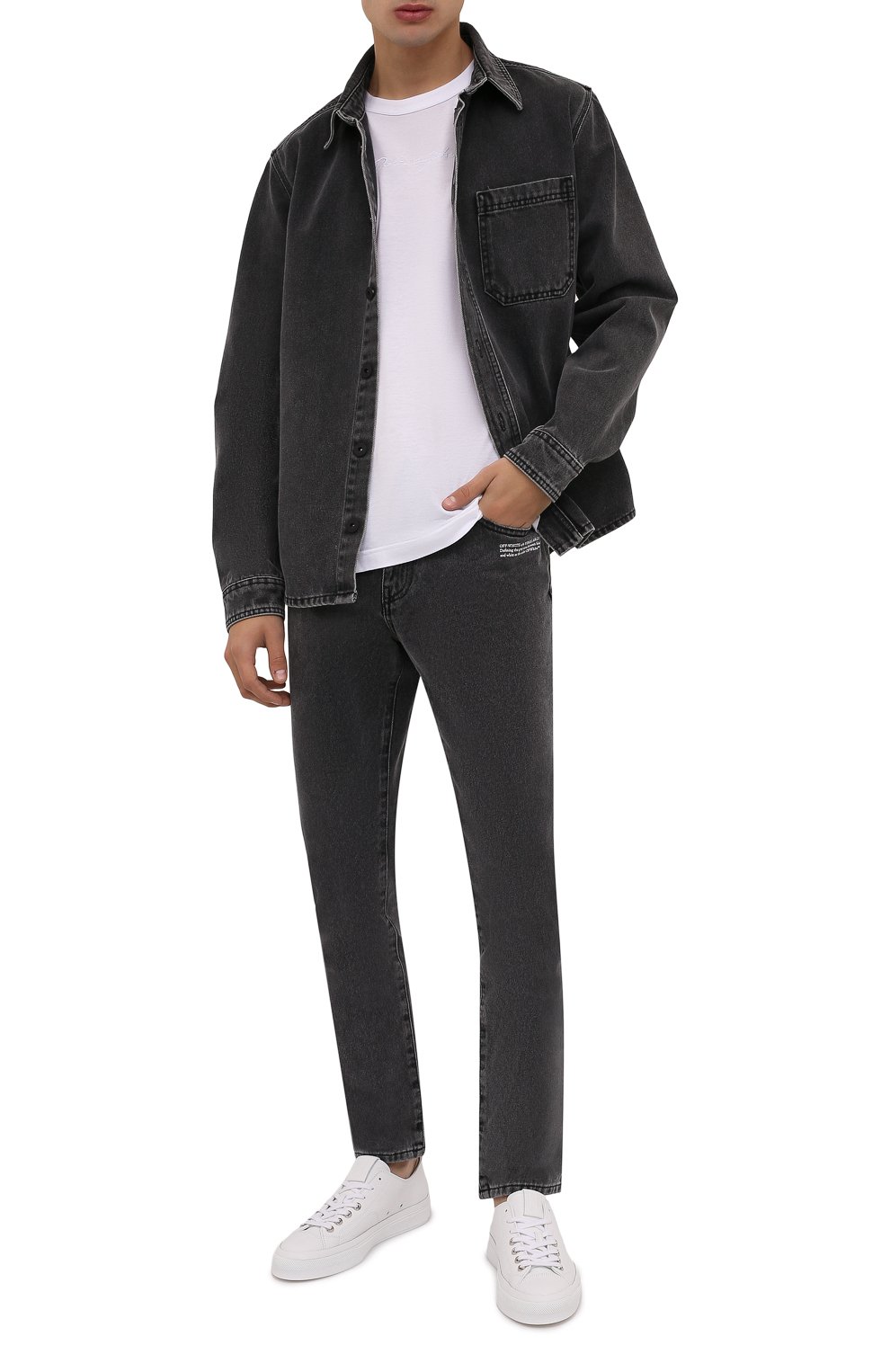 Джинсовая рубашка OFF-WHITE, арт. 0MYD027F21DEN002, фото 2