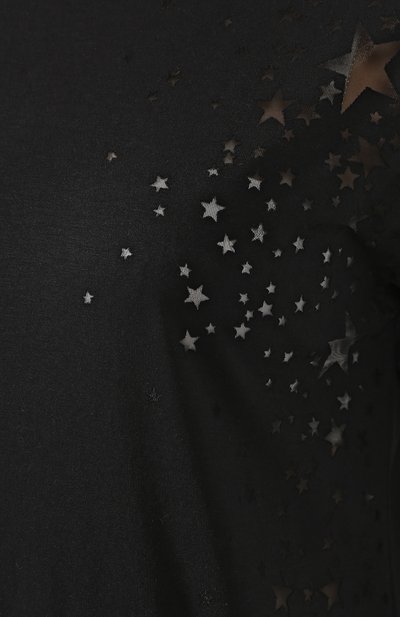 Хлопковая футболка STELLA MCCARTNEY черного цвета по цене 46750 руб., арт. 342365/SJW35, фото 5 Хлопковая футболка STELLA MCCARTNEY, арт. 342365/SJW35, фото 5