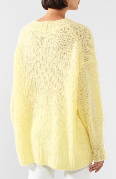 Шерстяной свитер ISABEL MARANT желтого цвета по цене 43200 руб., арт. PU0774-20P041I/ID0L, фото 4 Шерстяной свитер ISABEL MARANT, арт. PU0774-20P041I/ID0L, фото 4