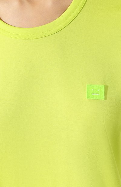 Хлопковая футболка ACNE STUDIOS, арт. 25E173/W, фото 5