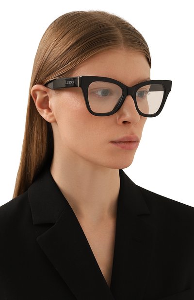 Оправа GUCCI черного цвета по цене 26300 руб., арт. GG1133 001, фото 2 Оправа GUCCI, арт. GG1133 001, фото 2