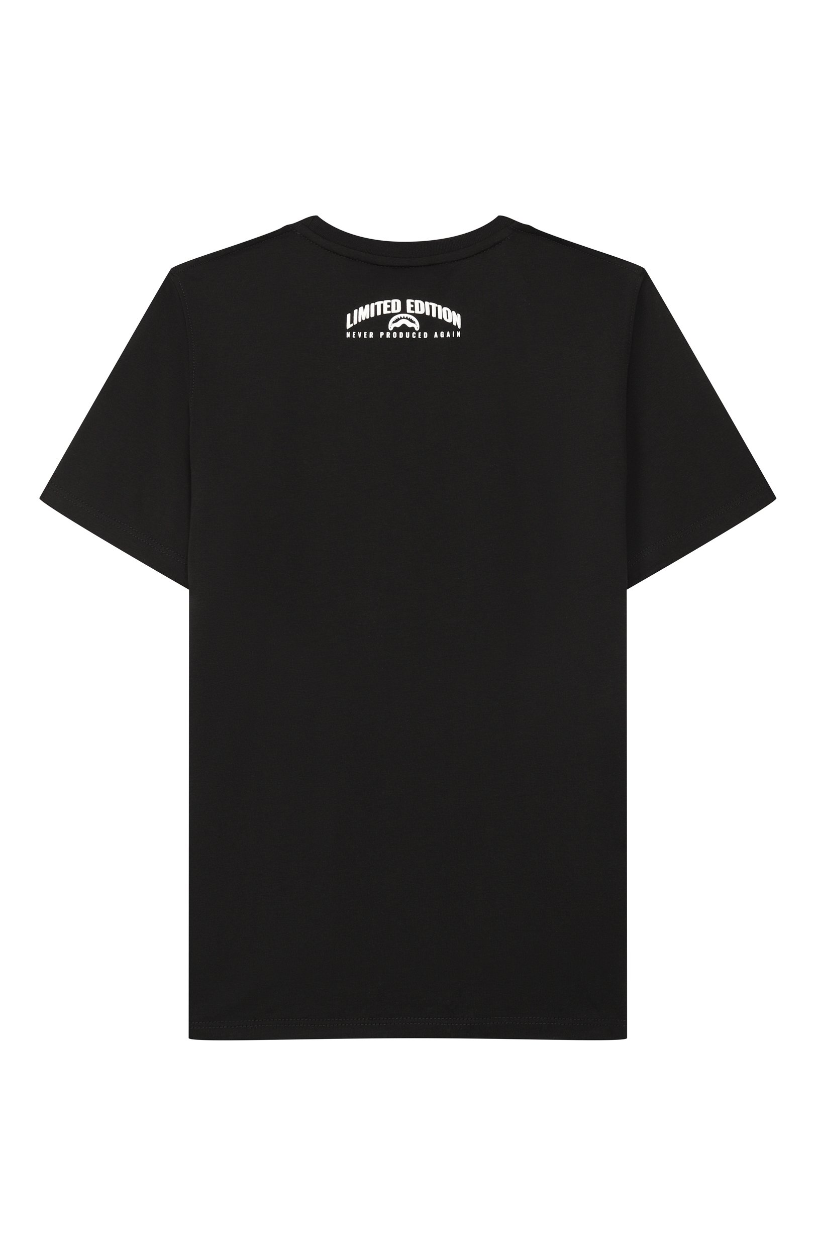 Хлопковая футболка SPRAYGROUND, арт. SPY1485BLK/SPRAYGR0UND BASIC REGULAR T-SHIRTBLK, фото 2