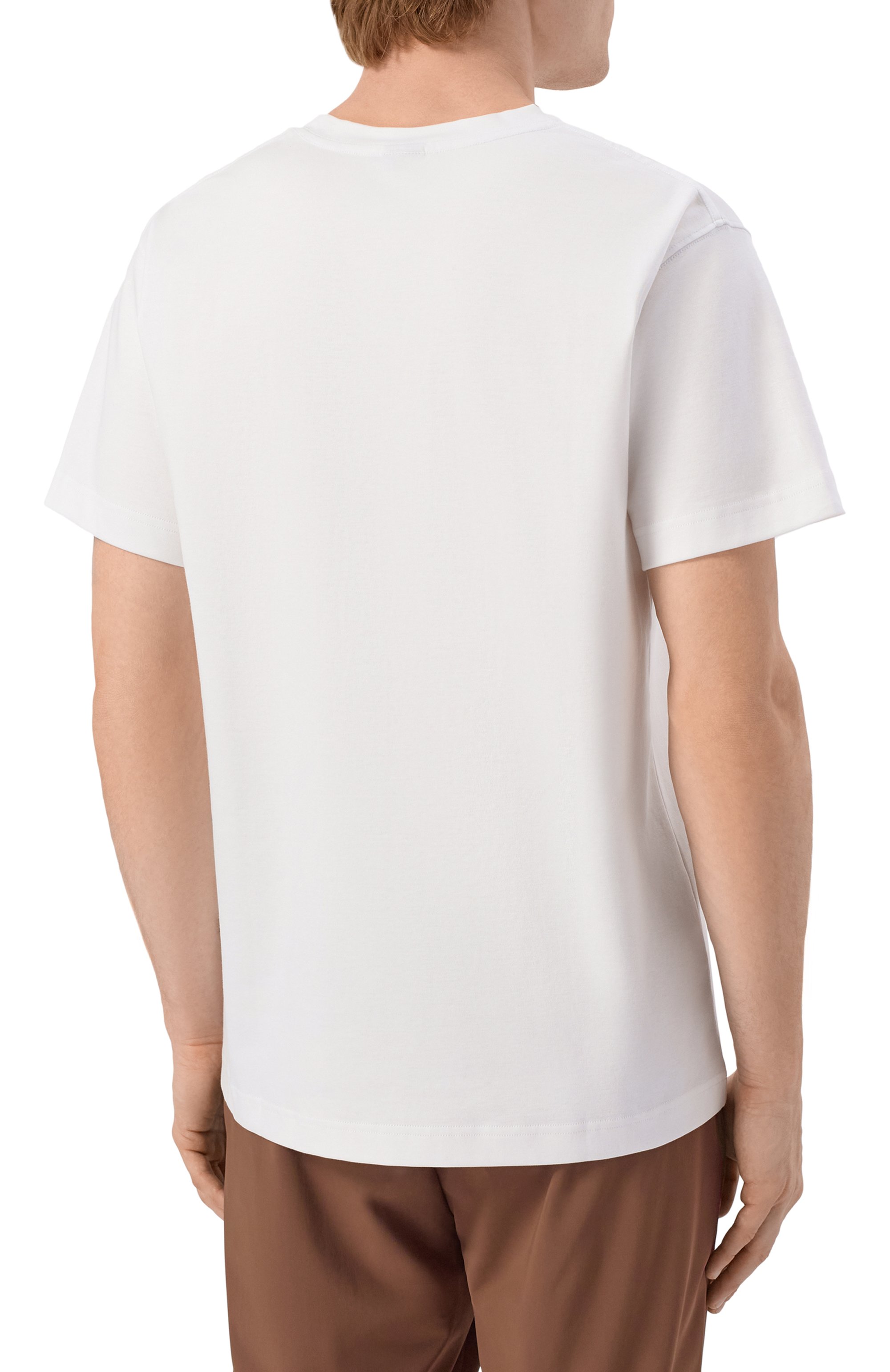 Хлопковая футболка DUNO белого цвета по цене 11100 руб., арт. DUARTE/FAR0, фото 4 Хлопковая футболка DUNO, арт. DUARTE/FAR0, фото 4