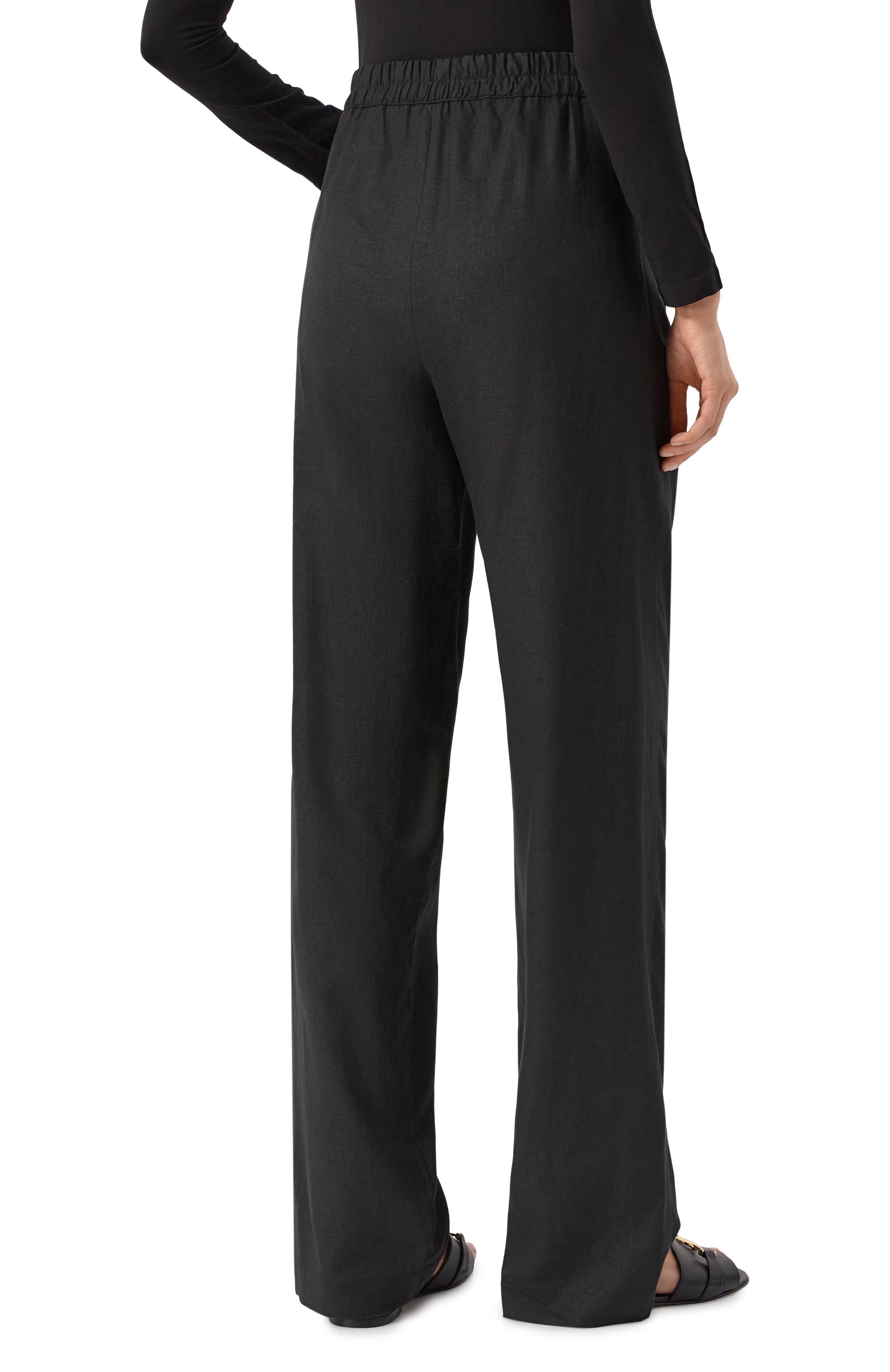 Брюки изо льна и вискозы HINNOMINATE, арт. HMABW01854, фото 4