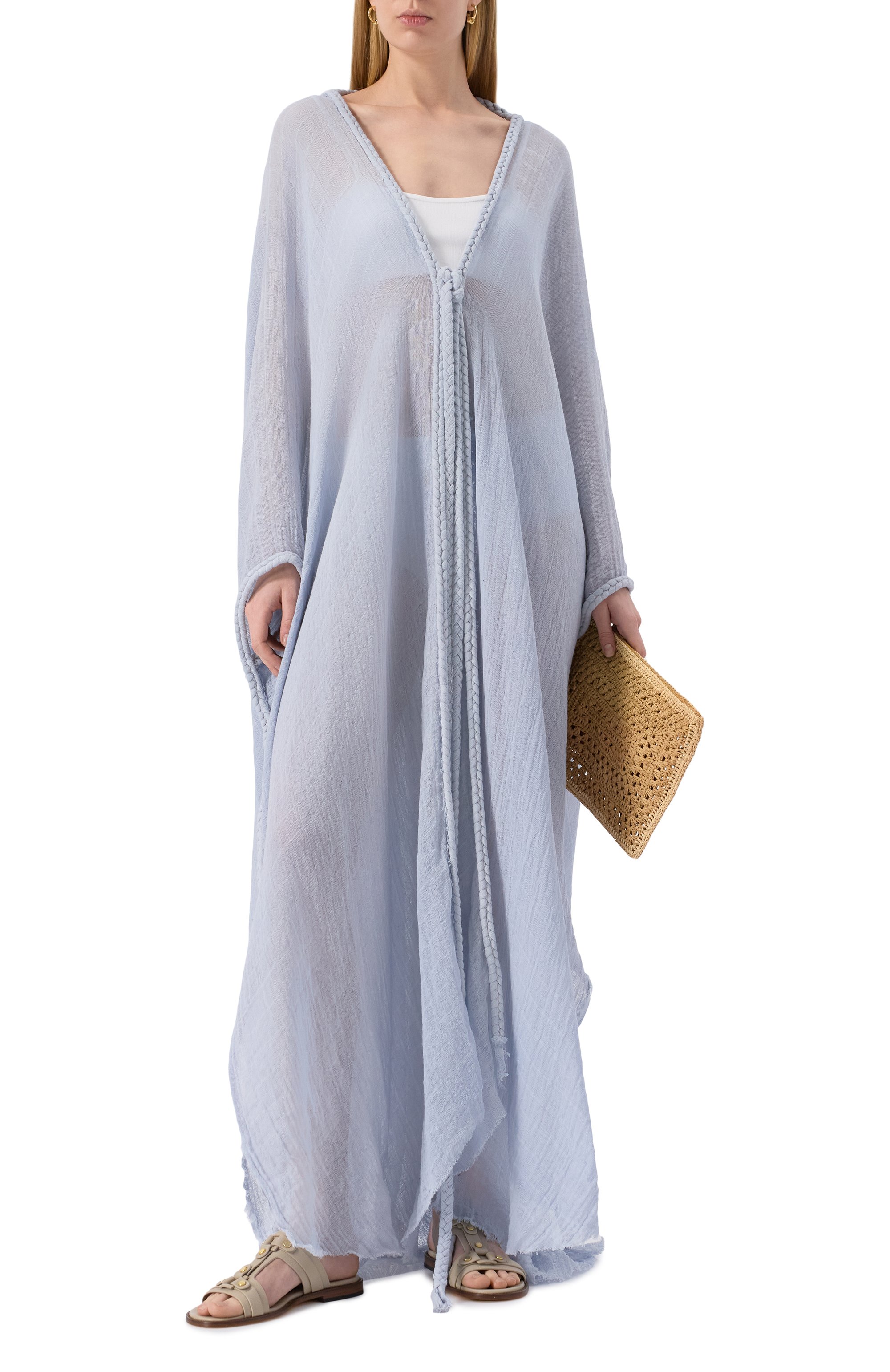 Хлопковая туника KASIA KULENTY, арт. GAYA DUSTER, фото 2