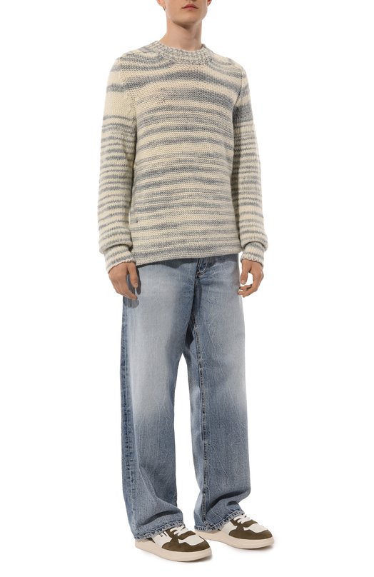 Кожаные кеды Tweener Ghoud Хаки, фото 2