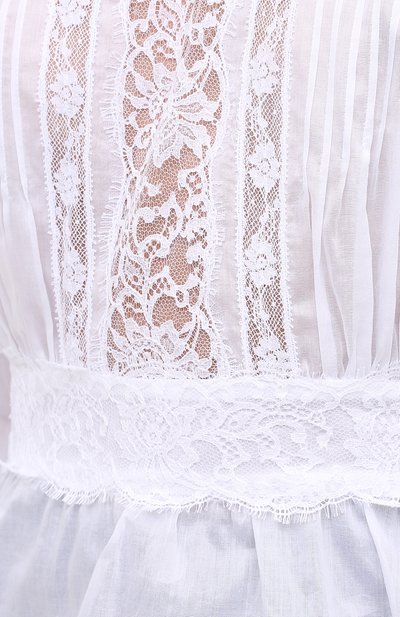 Хлоп ковая блузка DOLCE & GABBANA, арт. F74R7T/FU5RF, фото 5