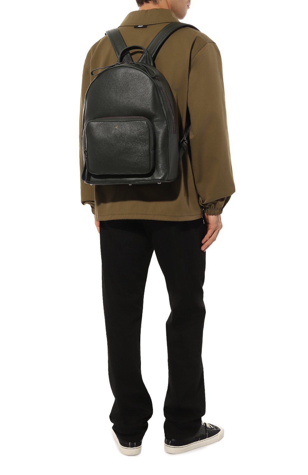 Кожаный рюкзак DOUCAL'S темно-зеленого цвета по цене 72950 руб., арт. DZ0005--02UF9720, фото 7 Кожаный рюкзак DOUCAL'S, арт. DZ0005--02UF9720, фото 7