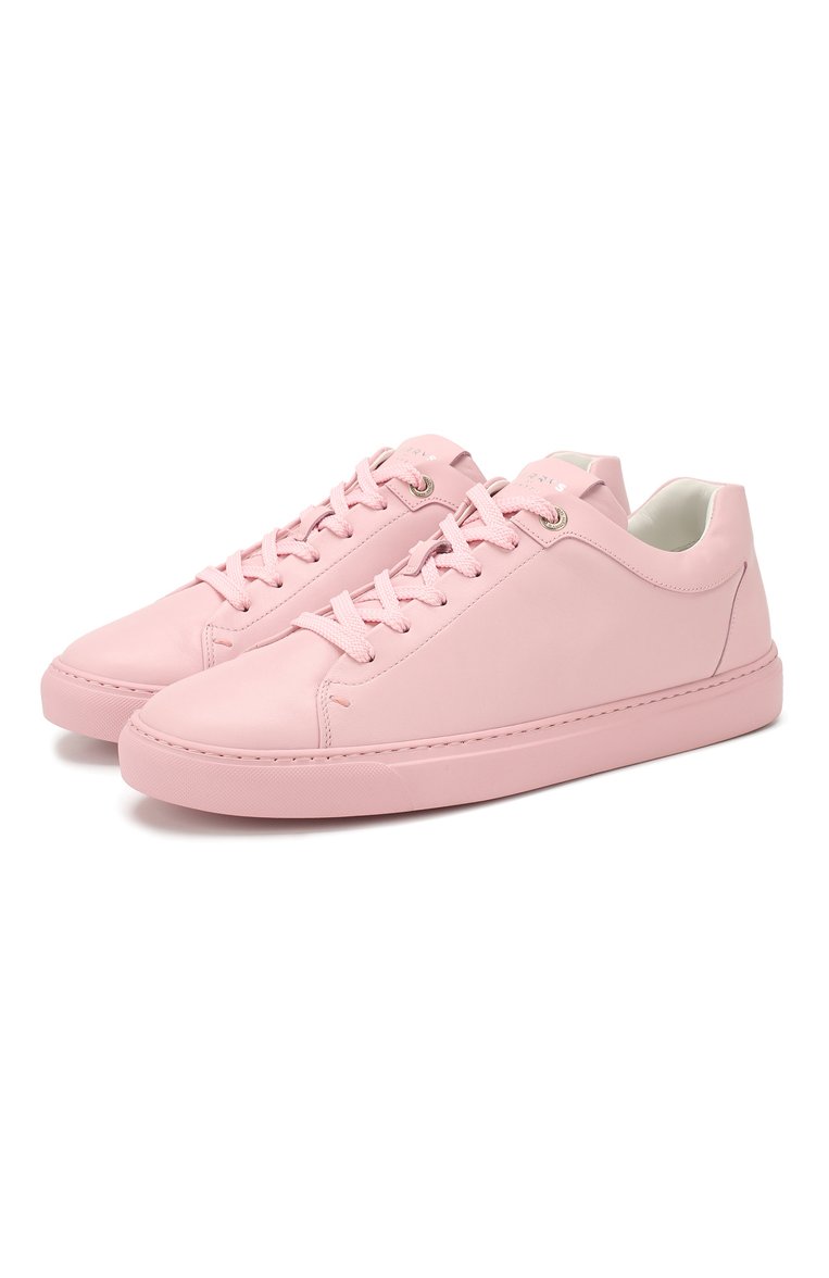 Мужские кожаные кеды HARRYS OF LONDON светло-розового цвета, арт. T0M NAPPA LEATHER/TECH | Фото 1 (Материал внутренний: Натуральная кожа; Подошва: Массивная; Статус проверки: Проверена категория; Материал утеплителя: Без утеплителя; Стили: Классический; Материал сплава: Проставлено; Драгоценные камни: Проставлено; Материал внешний: Натуральная кожа; Кросс-КТ: Низкие)