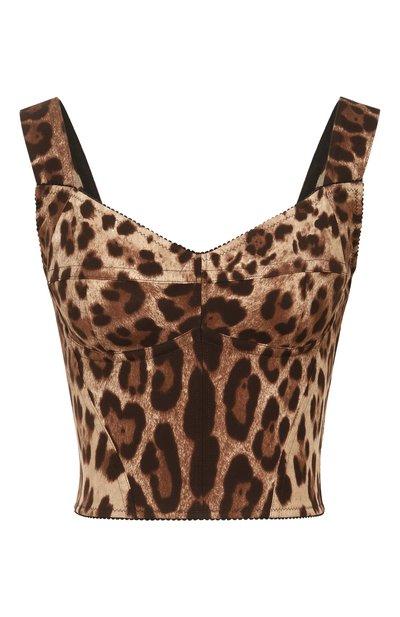 Женский шелковый топ-корсет DOLCE & GABBANA, арт. F7W98T/GDCLP