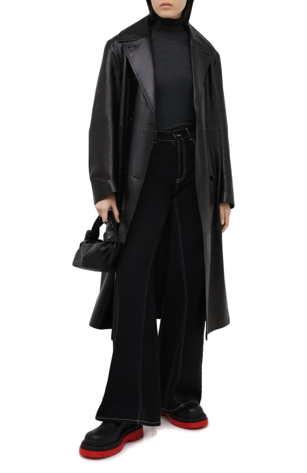 Шерстяная водолазка ACNE STUDIOS темно-серого цвета по цене 38750 руб., арт. A60193, фото 2 Шерстяная водолазка ACNE STUDIOS, арт. A60193, фото 2