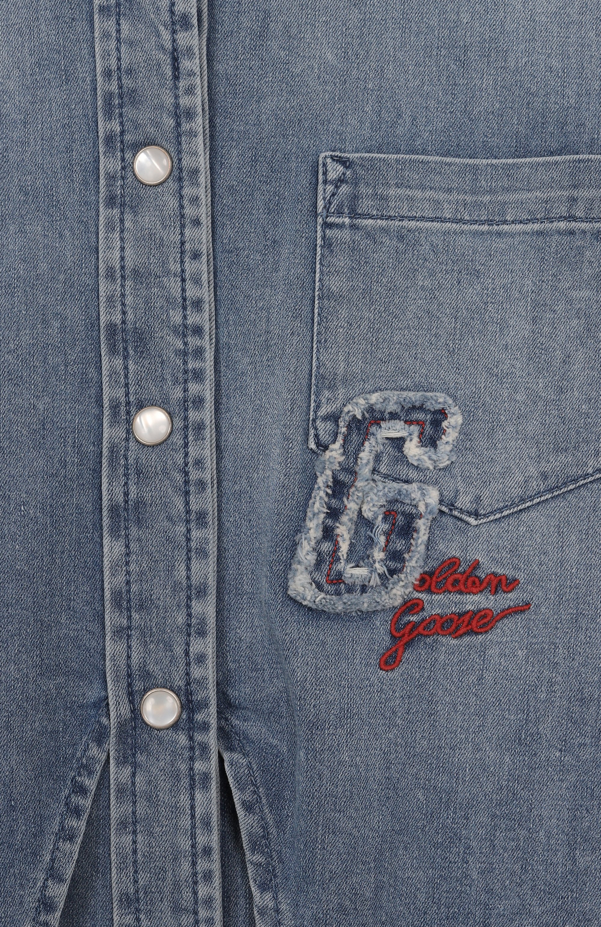 Джинсовое платье GOLDEN GOOSE DELUXE BRAND, арт. GKP02216.P001936, фото 3