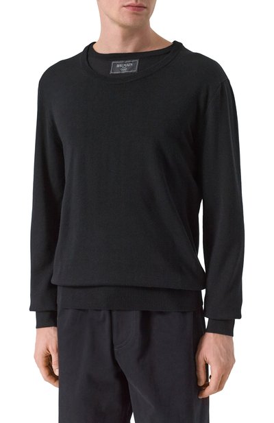 Шерстяной джемпер BALMAIN, арт. EH1KD145/KH92, фото 3