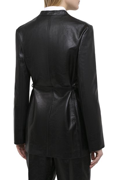 Кожаный жакет JIL SANDER, арт. JSPR651570-WRL00001, фото 5