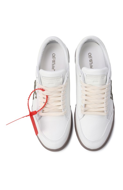 Кожаные кеды Vulc Off-White 0MIA293S26LEA001 Белый  0MIA293S26LEA001 Фото 5