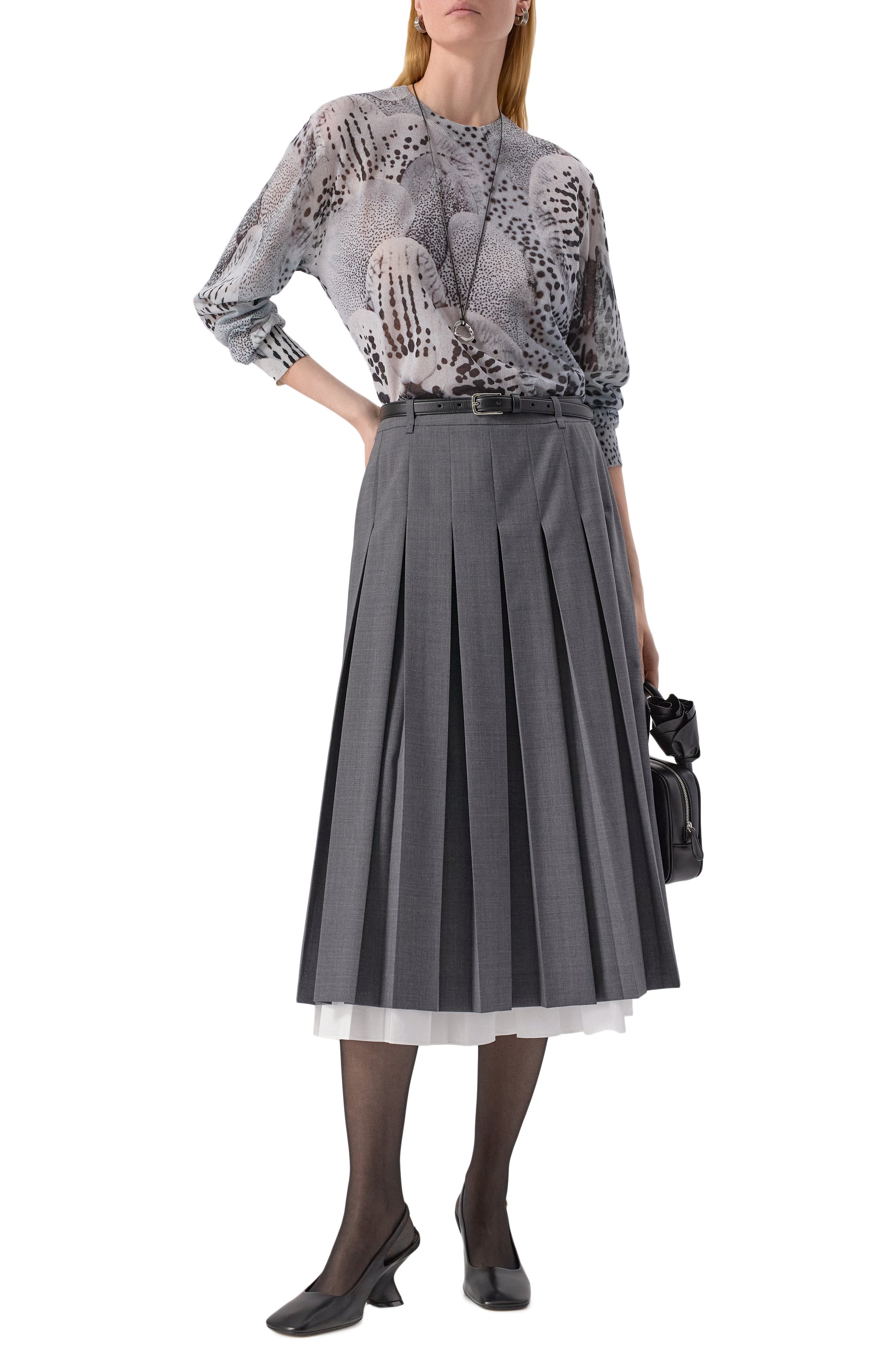 Хлопковый пуловер DRIES VAN NOTEN, арт. 251-011246-1712, фото 2