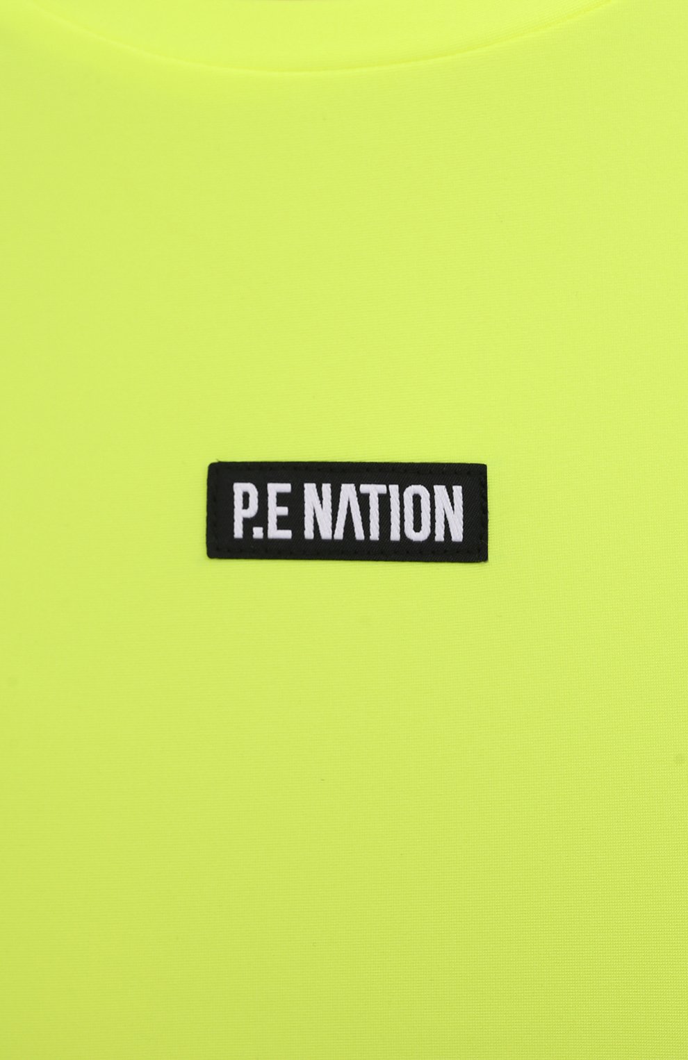 Футболка P.E. NATION светло-зеленого цвета по цене 5605 руб., арт. 21PE1T150, фото 5 Футболка P.E. NATION, арт. 21PE1T150, фото 5