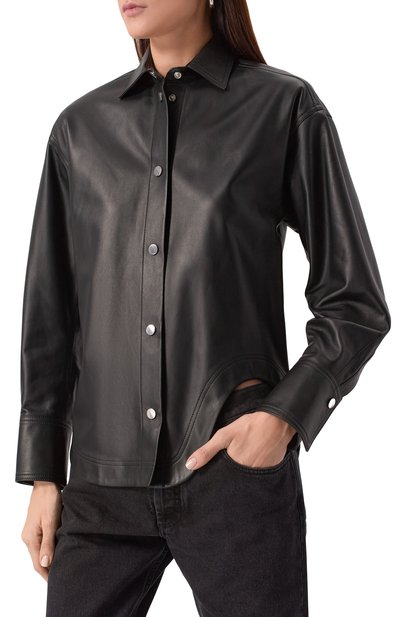 Кожаная рубашка THE ATTICO, арт. 250WCB00074/LBT129AA, фото 3