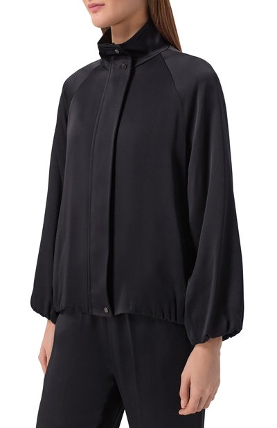 Бомбер ANTONELLI FIRENZE черного цвета по цене 92100 руб., арт. Q3684/355C, фото 3 Бомбер ANTONELLI FIRENZE, арт. Q3684/355C, фото 3