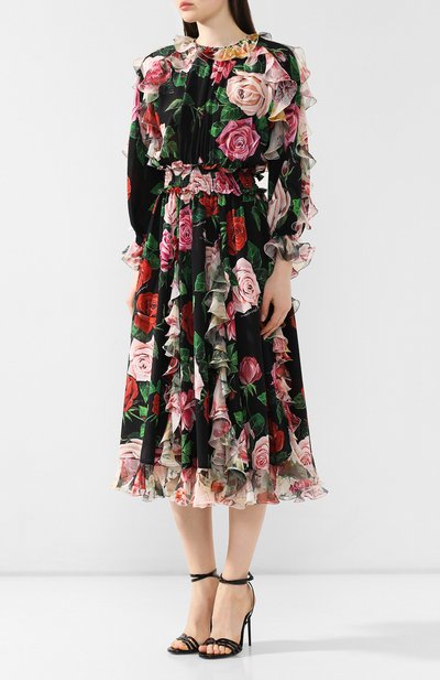 Шелковое платье DOLCE & GABBANA, арт. F6C3WT/HS103, фото 3