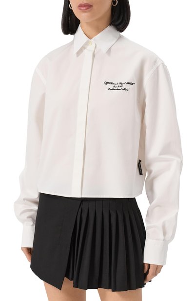 Хлопковая рубашка OFF-WHITE, арт. 0WGE02AS25FAB0010110, фото 3