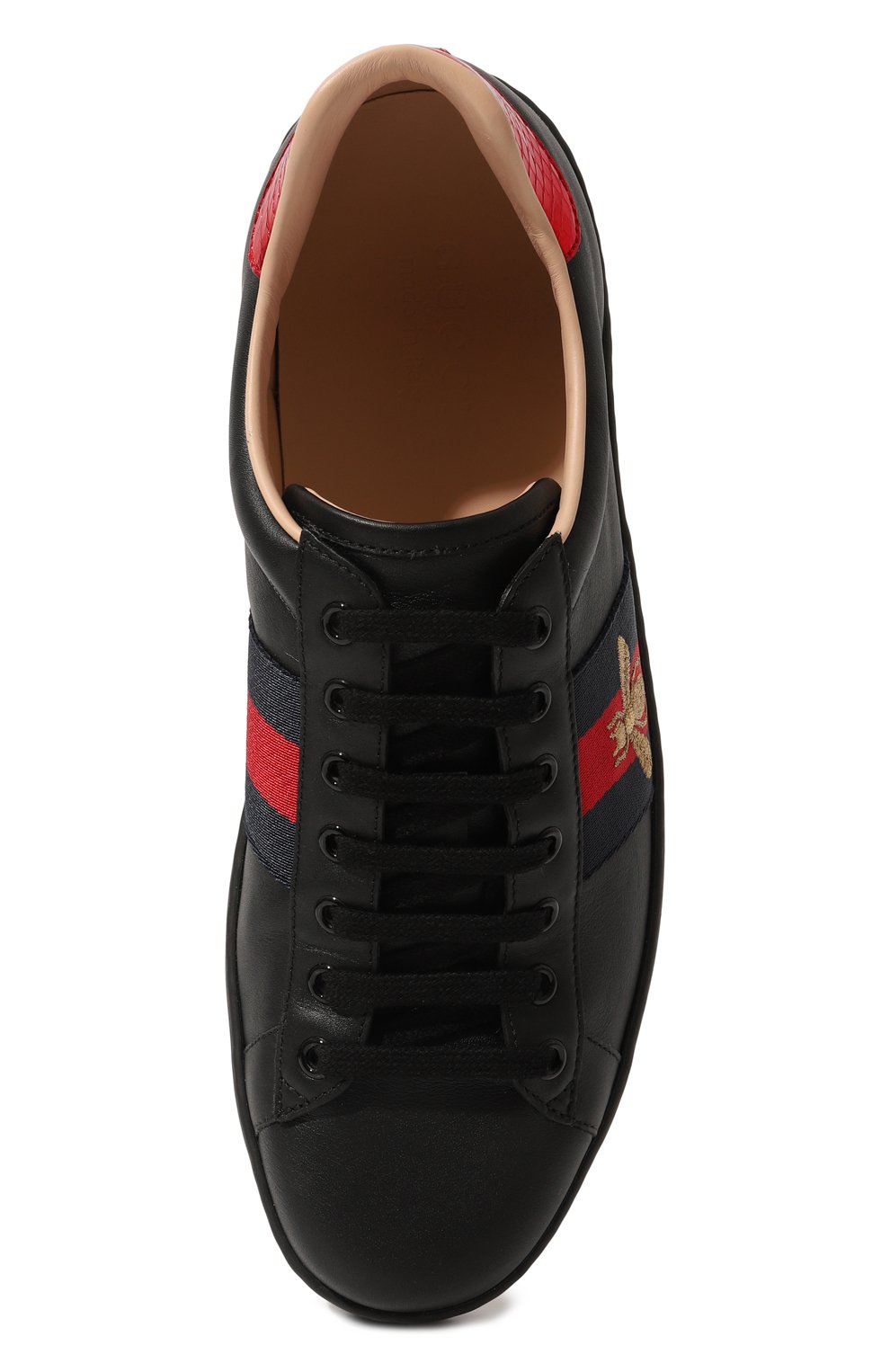 Кожаные кеды new ace GUCCI, арт. 429446 A38G0, фото 6